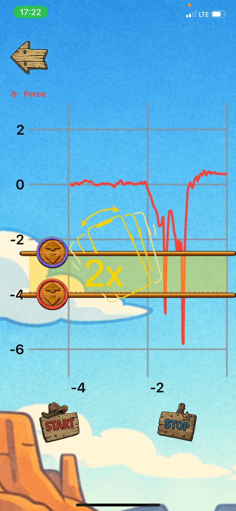 Punchline iPhone screenshot showing the main soundboard